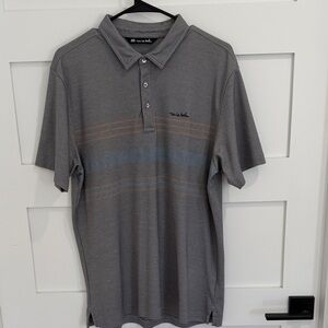 Travis Mathew Gray Polo Shirt